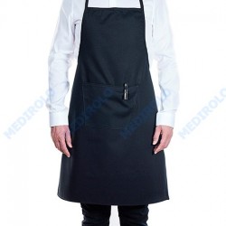 AVENTAL PRETO ALGODÃO 75X90