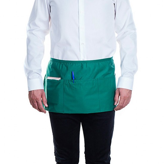 MANDIL VERDE ALGODÃO 65X30