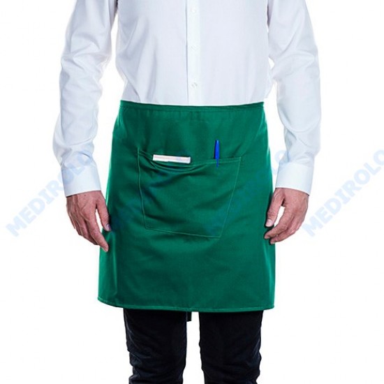 AVENTAL C/ BOLSO VERDE ALGODÃO 75X50 AVENTAL C/ BOLSO VERDE ALGODÃO 75X50