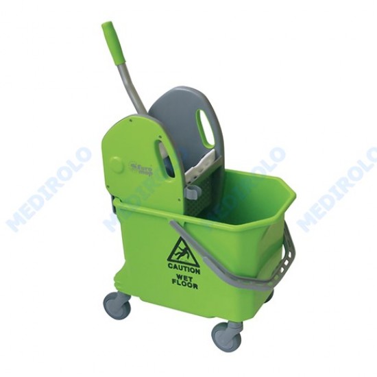 BALDE ECOMIX C/ RODAS VERDE 25L