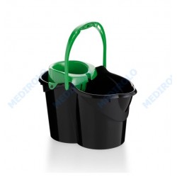 BALDE PRETO C/ ESPREMEDOR VERDE 15L   