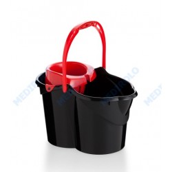 BALDE PRETO C/ ESPREMEDOR VERMELHO 15L BALDE PRETO C/ ESPREMEDOR VERMELHO 15L