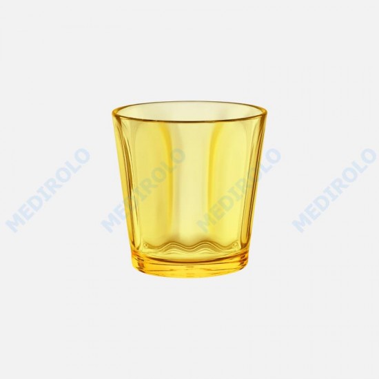 CAIXA C/ 6 COPOS ONDA INTERIOR 300ml AMARELO