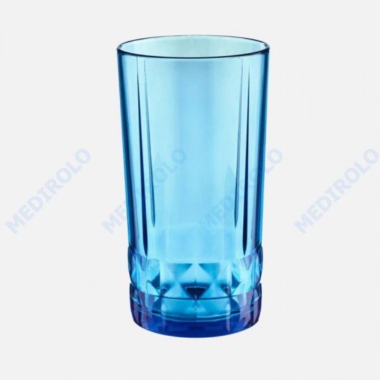 CAIXA C/ 6 COPOS SINTRA LISO ALTO 500ml AZUL