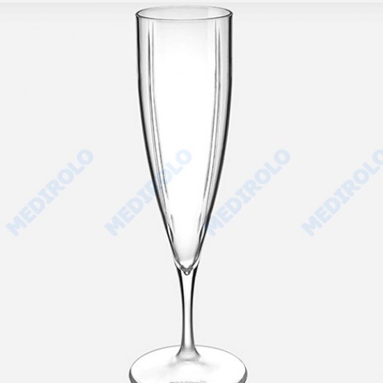 CAIXA C/ 6 FLUTES CHAMPANHE TRANSPARENTE