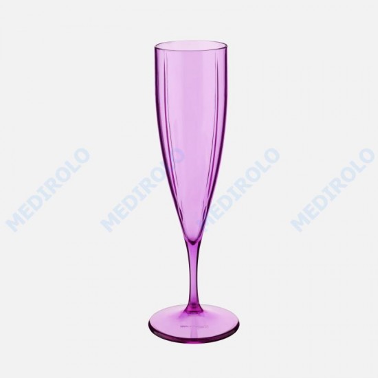 CAIXA C/ 6 FLUTES CHAMPANHE ROSA