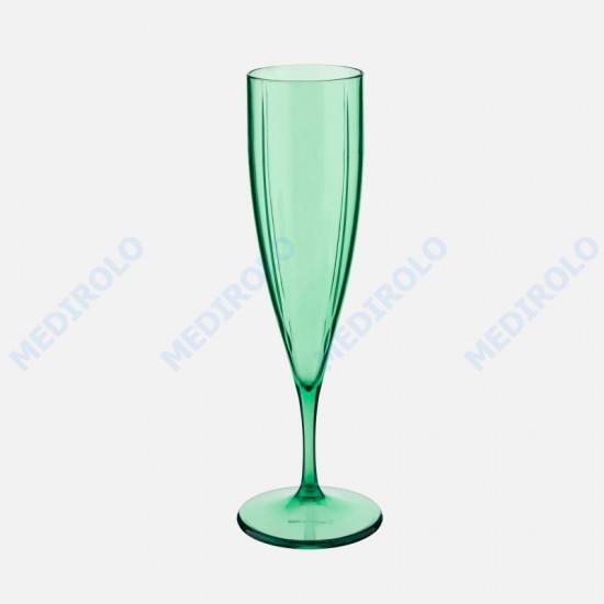 CAIXA C/ 6 FLUTES CHAMPANHE VERDE