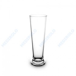 CAIXA C/ 12 COPOS POLICARBONATO TRANSPARENTE CERVEJA 25 CL