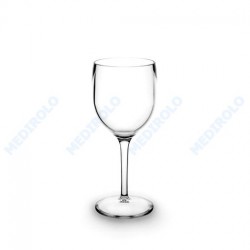 CAIXA C/ 6 COPOS POLICARBONATO TRANSPARENTE VINHO 22 CL
