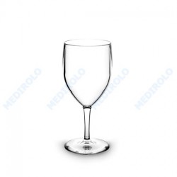 CAIXA C/ 6 COPOS POLICARBONATO TRANSPARENTE VINHO 25 CL