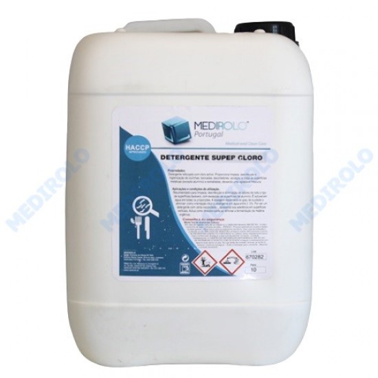 DETERGENTE GEL SUPER CLORO MEDIROLO® 10L