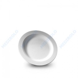 CAIXA C/ 6 PRATOS SEMI-FUNDOS POLICARBONATO BRANCO 24CM CAIXA C/ 6 PRATOS SEMI-FUNDOS POLICARBONATO BRANCO 24CM