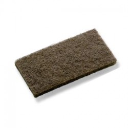 ESFREGAO ABRASIVO 25CM CASTANHO