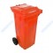 CONTENTOR VERMELHO 120L C/ RODAS