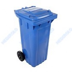 CONTENTOR AZUL 360L C/ RODAS CONTENTOR AZUL 360L C/ RODAS