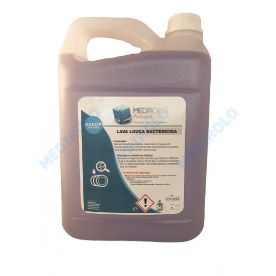 DET. LOIÇA MANUAL BACTERICIDA MEDIROLO® 5L