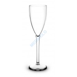 CAIXA C/ 6 FLUTES DE CHAMPANHE 12CL POLICARBONATO TRANSPARENTE