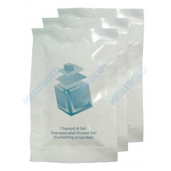 MEDIROLO - CHAMPÔ E GEL - SAQUETAS 12ML - CX 1.000 UN.