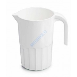 CAIXA C/ 2 JARROS PEQUENOS 75CL POLICARBONATO BRANCO