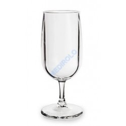 CAIXA C/ 6 COPOS POLICARBONATO TRANSPARENTE VINHO 18CL