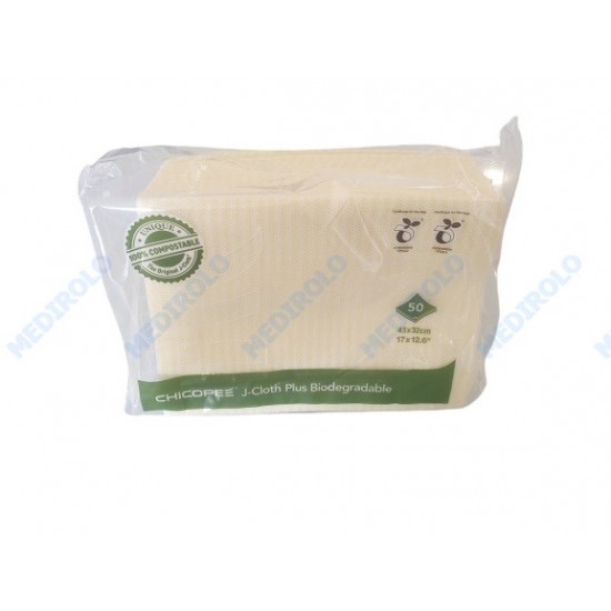 EMB. 50 PANO CHICOPEE BIODEGRADÁVEL AMARELO 43X32CM EMB. 50 PANO CHICOPEE BIODEGRADÁVEL AMARELO 43X32CM