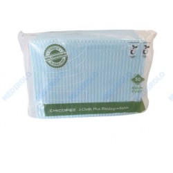 EMB. 50 PANO CHICOPEE BIODEGRADÁVEL AZUL 43X32CM