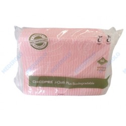 EMB. 50 PANO CHICOPEE BIODEGRADÁVEL VERMELHO 43X32CM