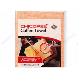 EMB. 10 PANO CHICOPEE LARANJA P/ MÁQ. CAFÉ 43X32CM