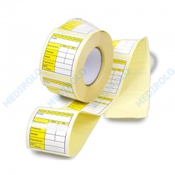 ROLO ETIQUETAS P/ ALIMENTOS (HACCP) 4X4,5CM