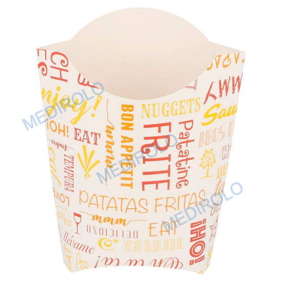 CAIXAS BATATAS FRITAS 13,5x8,5x16 CM - 1.200 UN.