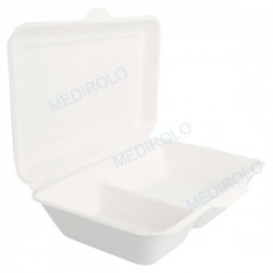 CAIXA RETANGULAR BAGAÇO DE CANA 1000ML C/ 2 DIVISÓRIAS - EMB. 50 UN. CAIXA RETANGULAR BAGAÇO DE CANA 1000ML C/ 2 DIVISÓRIAS - EMB. 50 UN.