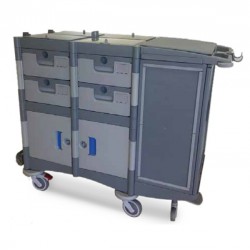 CARRO HOSPITALAR (FECHADO) BRIX CINZA (GRANDE) CARRO HOSPITALAR (FECHADO) BRIX CINZA (GRANDE)