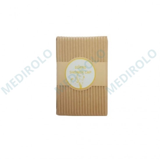 TOUCA DE BANHO (AMIDO DE MILHO) - CAIXA CARTÃO KRAFT CANELADO - CX 500 UN