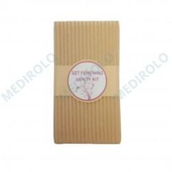 KIT VANITY - CAIXA CARTÃO KRAFT CANELADO- CX 500 UN