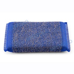 ESFREGÃO C/ ESPONJA INOX AZUL - EMB. 6 UN. ESFREGÃO C/ ESPONJA INOX AZUL - EMB. 6 UN.