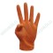 LUVAS NITRILO LARANJA  EXTRA ESPESSURA L - EMB. C/ 50 UN.
