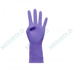 LUVAS NITRILO ROXO ALTA PROTEÇÃO L -  EMB. C/ 50 UN.