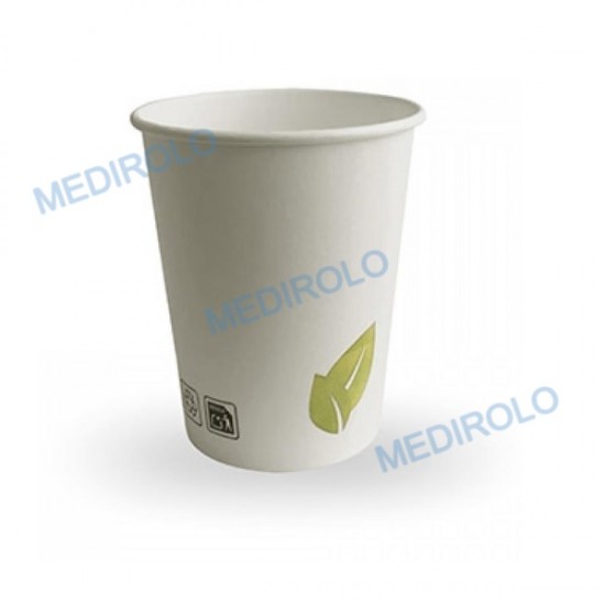 EMB. 50 COPOS DE PAPEL BRANCO VENDING 7,5OZ (225ML)