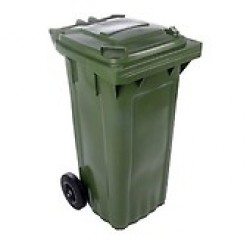 CONTENTOR VERDE 120L C/ RODAS E PEDAL CONTENTOR VERDE 120L C/ RODAS E PEDAL