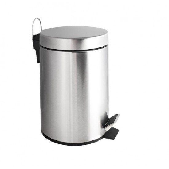 PAPELEIRA INOX SATINADO C/ PEDAL 5L PAPELEIRA INOX SATINADO C/ PEDAL 5L