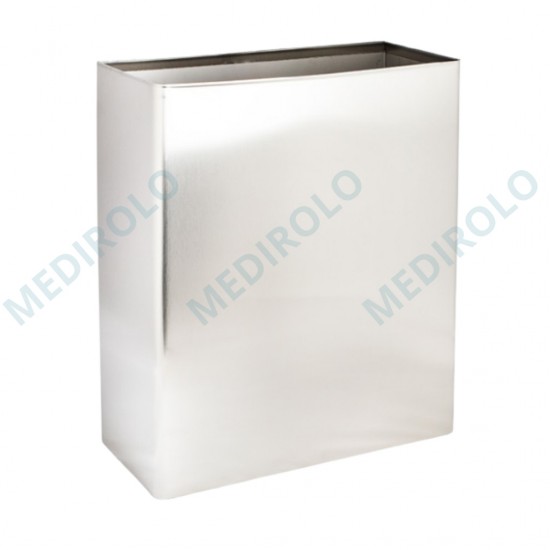 PAPELEIRA PAREDE INOX SATINADO 25L PAPELEIRA PAREDE INOX SATINADO 25L