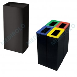 BASE CONTENTOR METÁLICO PRETO 40L BASE CONTENTOR METÁLICO PRETO 40L