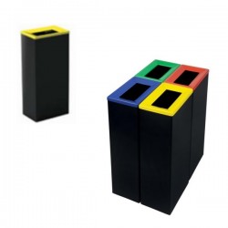 TAMPA AMARELA P/ CONTENTOR METÁLICO PRETO 60L TAMPA AMARELA P/ CONTENTOR METÁLICO PRETO 60L