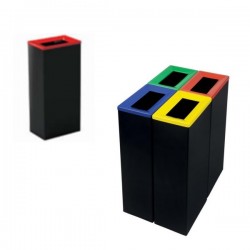 TAMPA VERMELHA P/ CONTENTOR METÁLICO PRETO 60L TAMPA VERMELHA P/ CONTENTOR METÁLICO PRETO 60L