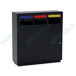 ESTAÇÃO PRETA DE 3 BALDES (3X60L) ESTAÇÃO PRETA DE 3 BALDES (3X60L)