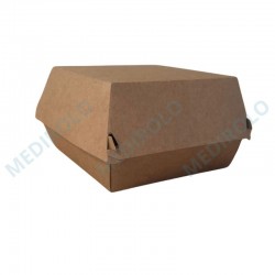 CX 400 EMBALAGENS HAMBURGUER KRAFT 14,5X14,5X8,5