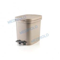 BALDE BEGE C/ PEDAL 10L