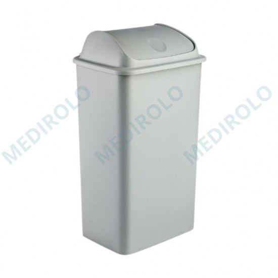 BALDE CINZA C/ TAMPA BASCULANTE 42L BALDE CINZA C/ TAMPA BASCULANTE 42L