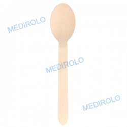 EMB. 100 COLHER DE SOBREMESA 14CM EM MADEIRA EMB. 100 COLHER DE SOBREMESA 14CM EM MADEIRA