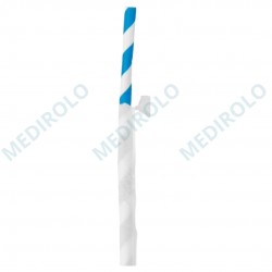 PALHINHAS PAPEL LISTADAS AZUIS EMB. IND. - CX. 250UN. PALHINHAS PAPEL LISTADAS AZUIS EMB. IND. - CX. 250UN.